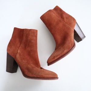 Sam Edelman Rust Suede Boots